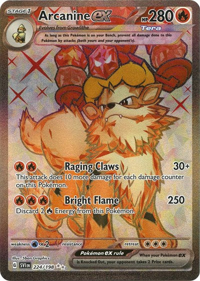 SVI: Arcanine ex - 224/198 (Holofoil)
