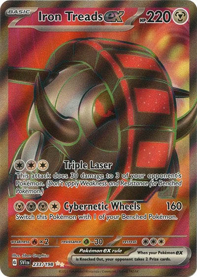 SVI: Iron Treads ex - 233/198 (Holofoil)
