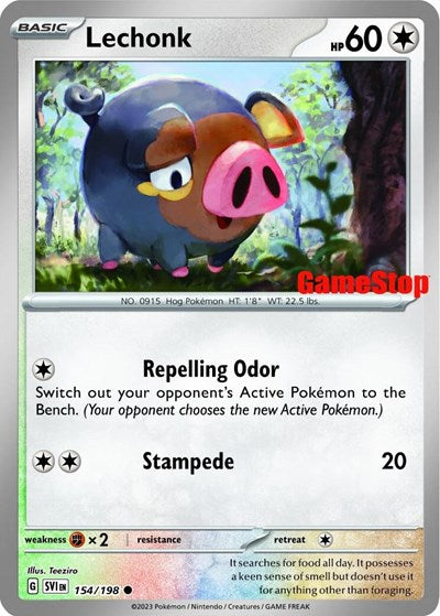 MCAP: Lechonk - 154/198 (GameStop Promo)