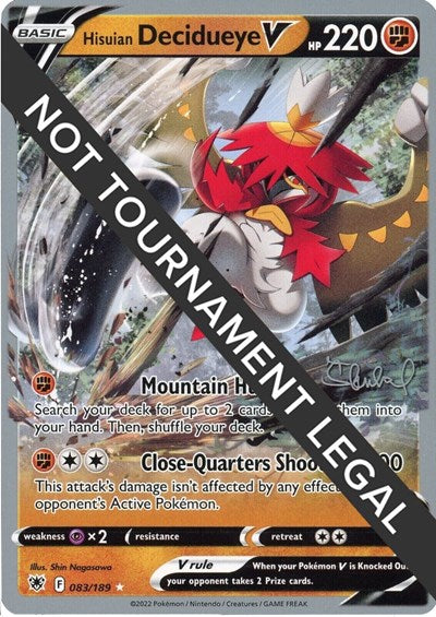 WCD: Hisuian Decidueye V - 2022 (Ondrej Skubal)