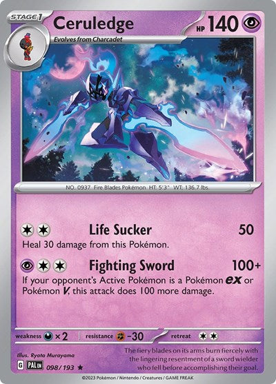 PAL: Ceruledge (Holofoil)