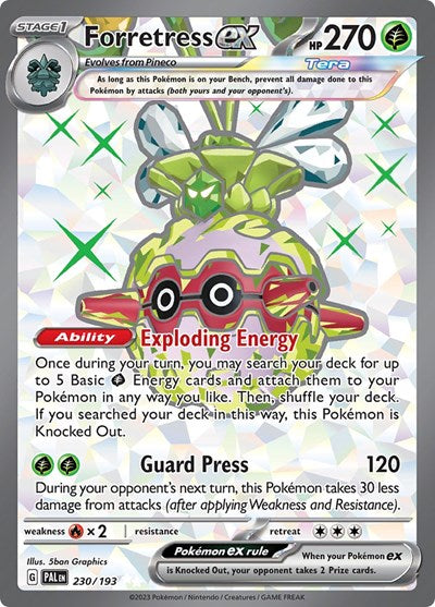 PAL: Forretress ex - 230/193 (Holofoil)