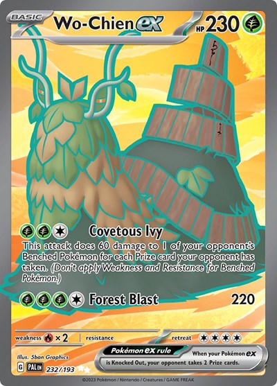 PAL: Wo-Chien ex - 232/193 (Holofoil)