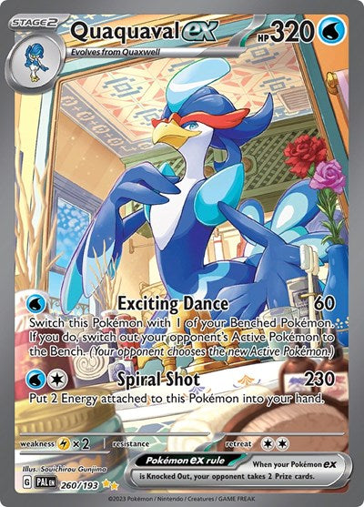 PAL: Quaquaval ex - 260/193 (Holofoil)
