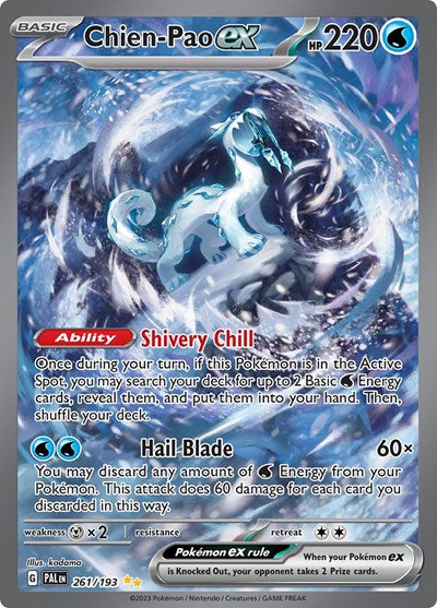 PAL: Chien-Pao ex - 261/193 (Holofoil)