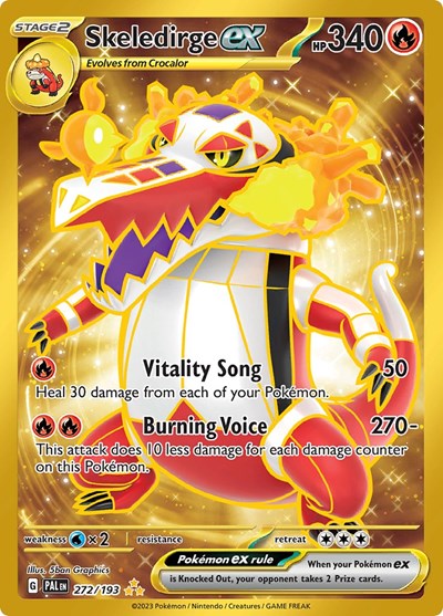 PAL: Skeledirge ex - 272/193 (Holofoil)