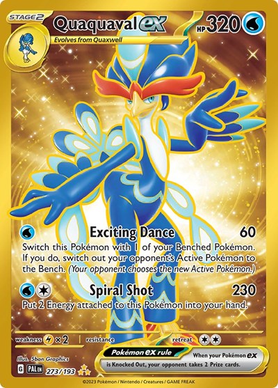 PAL: Quaquaval ex - 273/193 (Holofoil)