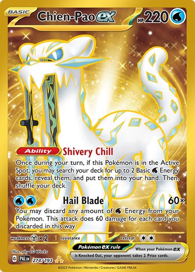 PAL: Chien-Pao ex - 274/193 (Holofoil)