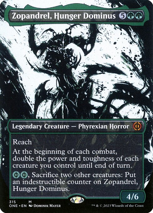 ONE: Zopandrel, Hunger Dominus (Showcase) (Foil)
