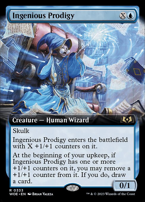 WOE: Ingenious Prodigy (Extended Art) (Foil)