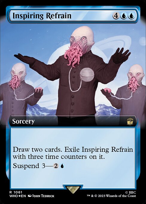 WHO: Inspiring Refrain (Extended Art) (Surge Foil)