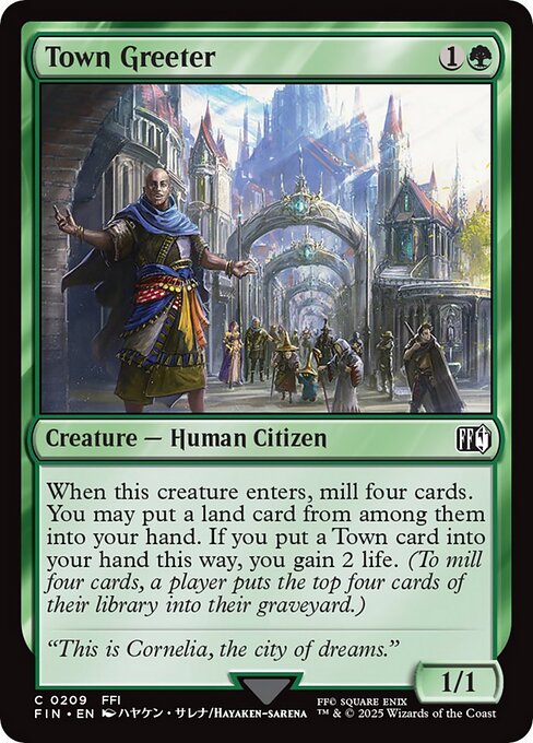FIN: Town Greeter