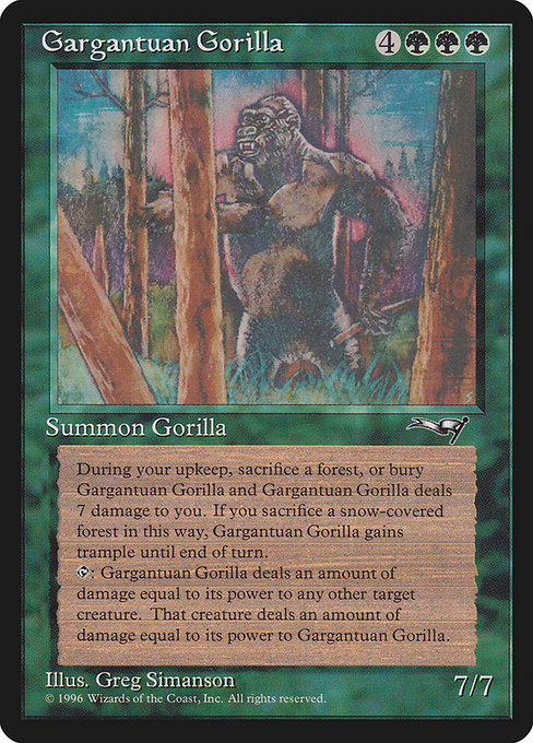 ALL: Gargantuan Gorilla