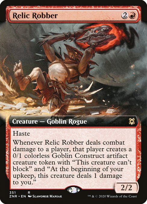 ZNR: Relic Robber (Extended Art) (Foil)