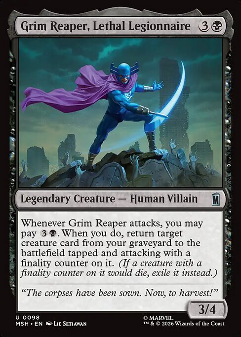 MSH: Grim Reaper, Lethal Legionnaire