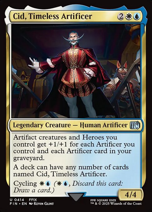 FIN: Cid, Timeless Artificer (0414) (Foil)