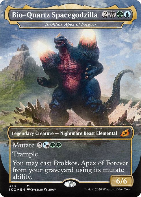 IKO: Bio-Quartz Spacegodzilla - Brokkos, Apex of Forever