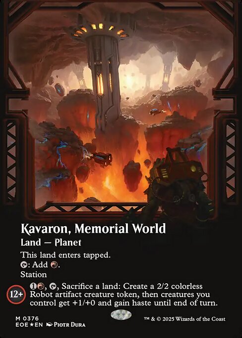 EOE: Kavaron, Memorial world (Borderless) (Galaxy Foil)