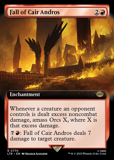 LTR: Fall of Cair Andros (Extended Art) (Surge Foil)