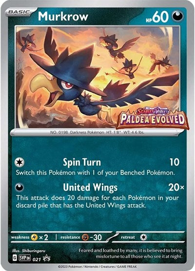 SVP: Murkrow - 021 (Prerelease) (Holofoil)