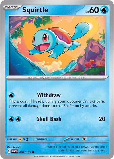 MEW: Squirtle - 007/165