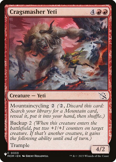 PLST: Cragsmasher Yeti