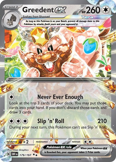 OBF: Greedent ex (Holofoil)