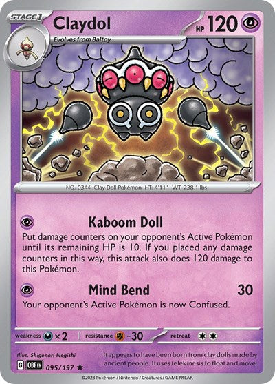 OBF: Claydol (Reverse Holofoil)