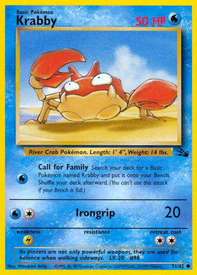 Krabby 51/62 Unlimited Fossil