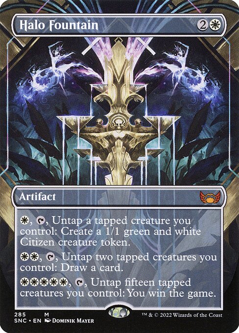 SNC: Halo Fountain (Borderless) (Foil)