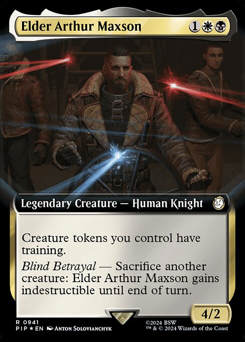 PIP: Elder Arthur Maxson (Extended Art) (Surge Foil)