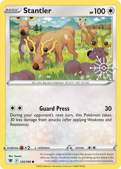 MCAP: Stantler - 125/189 (Holiday Calendar) (Holofoil)