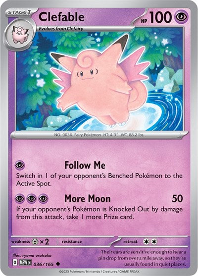 MEW: Clefable (Reverse Holofoil)