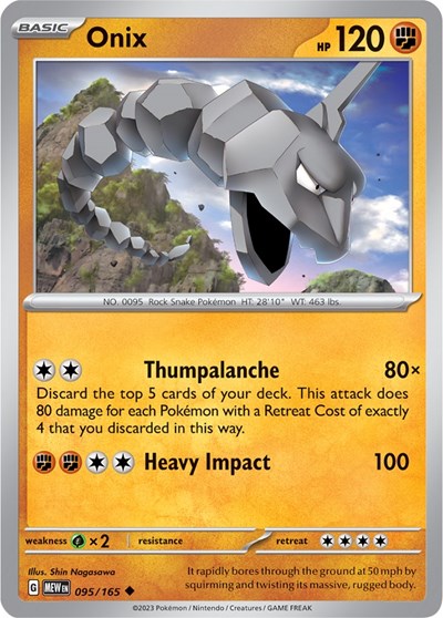MEW: Onix (Reverse Holofoil)