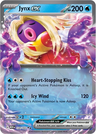 MEW: Jynx ex - 124/165 (Holofoil)