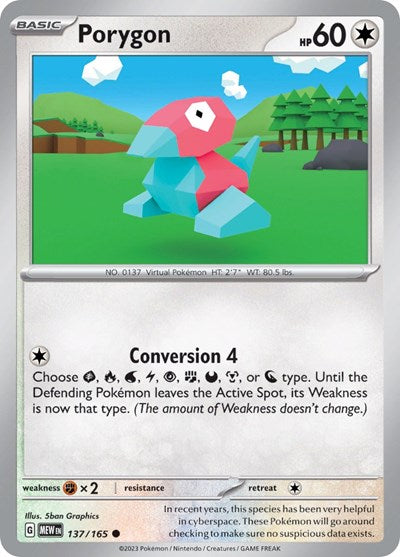 MEW: Porygon (Reverse Holofoil)