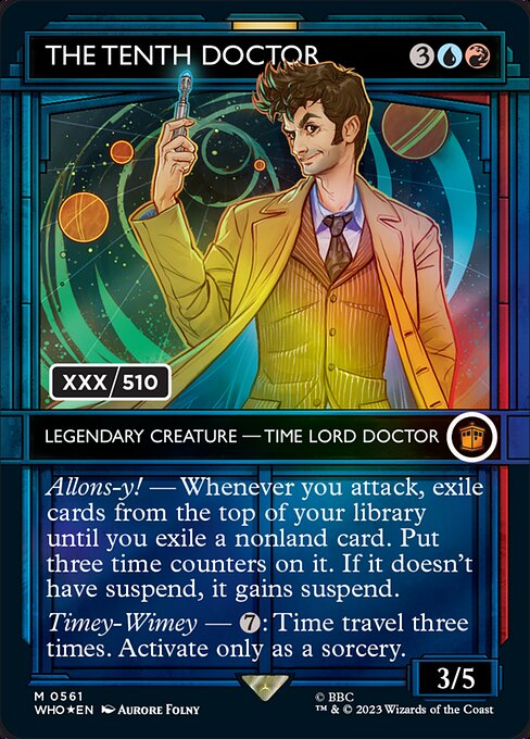 WHO: The Tenth Doctor (Serial Numbered) (Foil)