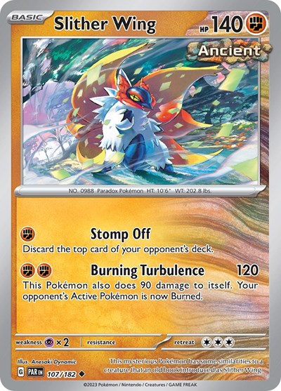 PAR: Slither Wing - 107/182 (Reverse Holofoil)