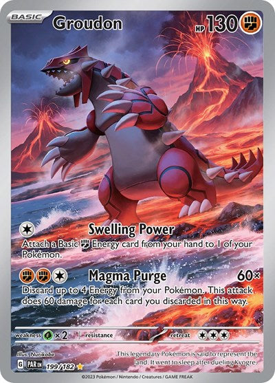 PAR: Groudon - 199/182 (Holofoil)