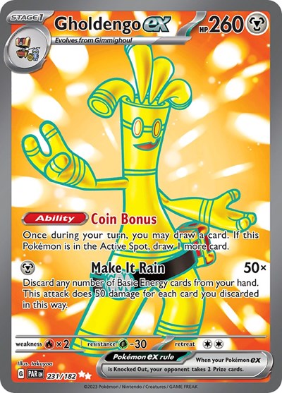 PAR: Gholdengo ex - 231/182 (Holofoil)