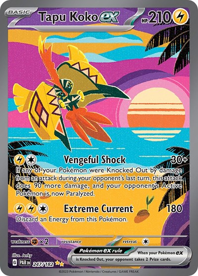PAR: Tapu Koko ex - 247/182 (Holofoil)