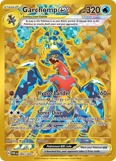 PAR: Garchomp ex - 260/182 (Holofoil)