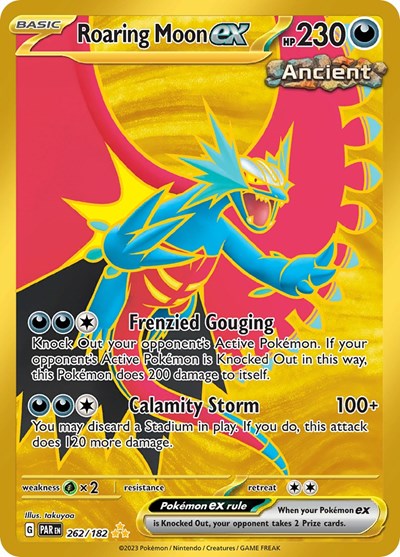 PAR: Roaring Moon ex - 262/182 (Holofoil)
