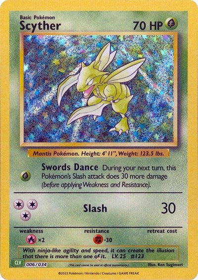 CL: Scyther (Holofoil)