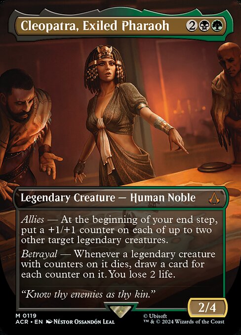 ACR: Cleopatra, Exiled Pharaoh (Borderless) (Foil)