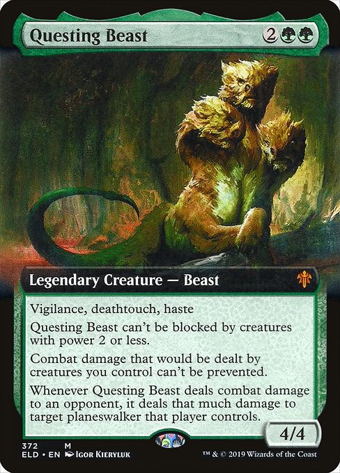 ELD: Questing Beast (Extended Art) (Foil)