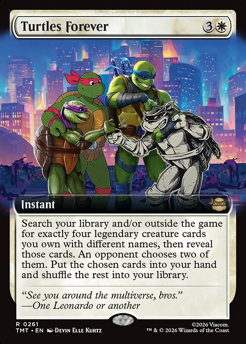TMT: Turtles Forever (Extended Art) (Foil)
