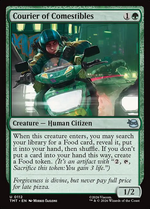 TMT: Courier of Comestibles (Foil)