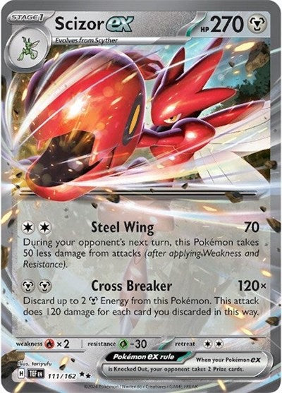 TEF: Scizor ex - 111/162 (Holofoil)