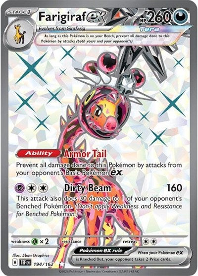 TEF: Farigiraf ex - 194/162 (Holofoil)